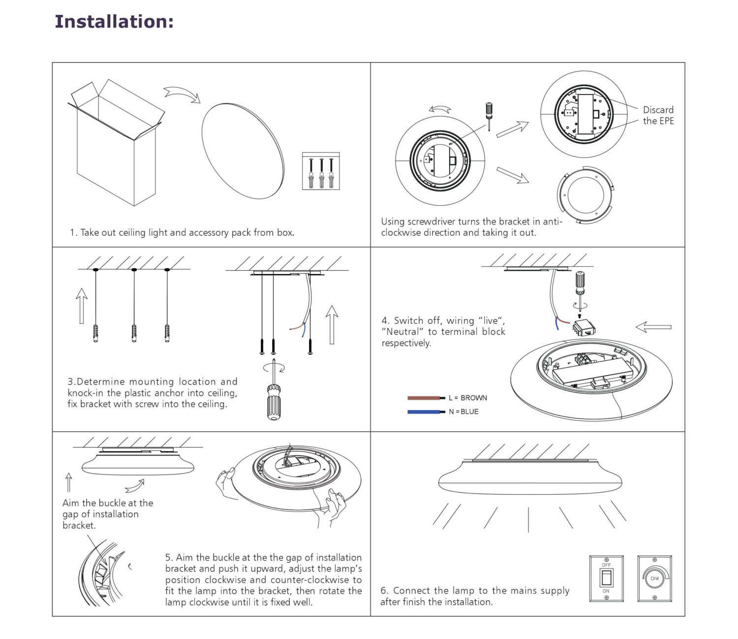 Easy-ins Ceiling Light - Lumievo | Manufacturer of professional ...